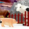 Ūkio gyvūnų figūrėlių rinkinys | 34 elementai | WOOPIE 47146