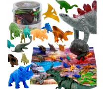 Dinozaurų figūrėlių rinkinys | 34 vnt. | Woopie 47153 Dinozaurų figūrėlių rinkinys | 34 vnt. | Woopie 47153