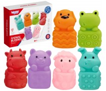 Sensoriniai vonios žaislai | Minkšti gyvūnėliai 6 vnt. | Woopie 47498 Sensoriniai vonios žaislai | Minkšti gyvūnėliai 6 vnt. | Woopie 47498