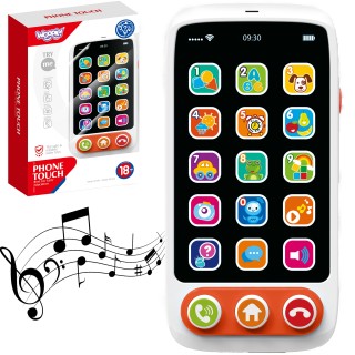 Interaktyvus žaislinis telefonas | Lavinamasis išmanusis telefonas | Woopie 47696 Interaktyvus žaislinis telefonas | Lavinamasis išmanusis telefonas | Woopie 47696