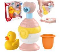 Vonios žaislų rinkinys | Su muilo putų dozatoriumi ir antyte | Woopie Baby 47924