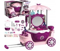 Žaislinis grožio salonas - tualetinis staliukas | lagaminas su ratukais 4-in-1 | Woopie 47993