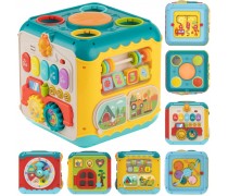 Lavinamasis veiklos kubas | 6 viename Montessori | Woopie 49416 Lavinamasis veiklos kubas | 6 viename Montessori | Woopie 49416