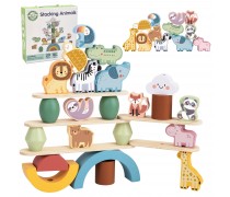 Medinis balansavimo žaidimas | Dėlionė gyvūnai | Woopie Green 49706
