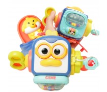 Lavinamasis veiklos kubas | Pingvinas 6in1 Montessori | WOOPIE 49768