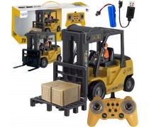 Nuotoliniu būdu valdomas šakinis krautuvas | su dūmų generatoriumi ir garsais | Woopie 50407