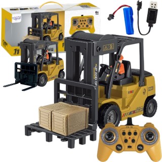 Nuotoliniu būdu valdomas šakinis krautuvas | su dūmų generatoriumi ir garsais | Woopie 50407