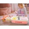 Žaislinė kriauklė ir viryklė 2in1 | su bėgančiu vandeniu ir priedais | Woopie 50582