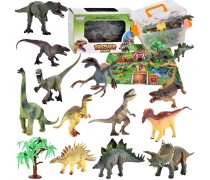 Dinozaurų figūrėlių rinkinis | 23 dalys su kilimėliu | Woopie 51237 Dinozaurų figūrėlių rinkinis | 23 dalys su kilimėliu | Woopie 51237