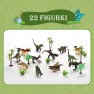 Dinozaurų figūrėlių rinkinis | 23 dalys su kilimėliu | Woopie 51237