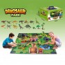 Dinozaurų figūrėlių rinkinis | 23 dalys su kilimėliu | Woopie 51237