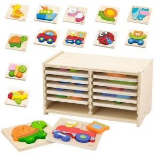 Medinės dėlionės | 12 lentelių | Viga 51423N Medinės dėlionės | 12 lentelių | Viga 51423N