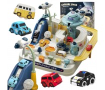 Interaktyvi mašinėlių trasa | Kosminis nuotykis | Woopie 51459 Interaktyvi mašinėlių trasa | Kosminis nuotykis | Woopie 51459