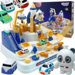 Interaktyvi mašinėlių trasa | Kosmoso nuotykis | Woopie 51473