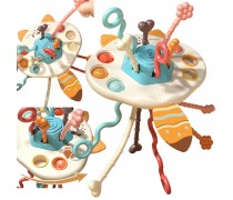 Sensorinis kramtukas-barškutis | Montessori lapė | Woopie 51510 Sensorinis kramtukas-barškutis | Montessori lapė | Woopie 51510