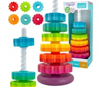 Lavinamoji piramidė | sukamas bokštas | Woopie Baby 51701