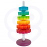 Lavinamoji piramidė | sukamas bokštas | Woopie Baby 51701