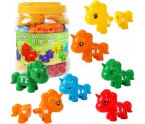 Lavinamasis figūrėlių rinkinys | Vienaragiai su raidėmis Montessori | Woopie 51909 Lavinamasis figūrėlių rinkinys | Vienaragiai su raidėmis Montessori | Woopie 51909