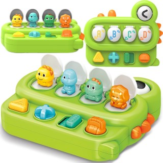 Lavinamasis žaislas | iššokantys dinozaurai | Woopie 52388 Lavinamasis žaislas | iššokantys dinozaurai | Woopie 52388