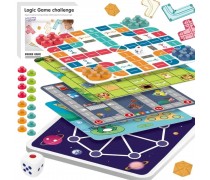 Loginių stalo žaidimų rinkinys | 10in1 Edukacinis | Woopie 52432