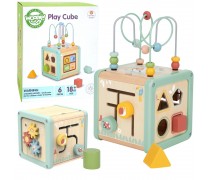 Medinis lavinamasis veiklos kubas | Daugiafunkcinis pastelinis | Woopie Green 52692