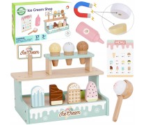 Medinis ledų prekystalis | 16 dalių magnetinis rinkinys | Woopie 52708