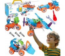 Konstruktorius | 5in1 STEM transporto priemonės | Woopie 52807 Konstruktorius | 5in1 STEM transporto priemonės | Woopie 52807