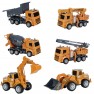 Statybinių automobilių rinkinys | 6 didelės mašinos | Woopie 52869