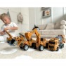 Statybinių automobilių rinkinys | 6 didelės mašinos | Woopie 52869