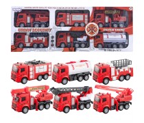Gaisrinės automobilių rinkinis | 6 vnt. | Woopie 52876 Gaisrinės automobilių rinkinis | 6 vnt. | Woopie 52876