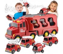 Žaislinių automobilių rinkinys | ugniagesių komanda | WOOPIE 52913 Žaislinių automobilių rinkinys | ugniagesių komanda | WOOPIE 52913