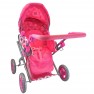 Lėlių vežimėlis 3in1 | Rožinis su taškeliais | Woopie Royal 52975