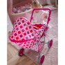 Lėlių vežimėlis 3in1 | Rožinis su taškeliais | Woopie Royal 52975