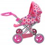 Lėlių vežimėlis 3in1 | Rožinis su taškeliais | Woopie Royal 52975