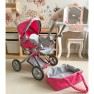 Lėlių vežimėlis | 4in1 su reguliuojama rankena ir nešykle | Woopie 52982