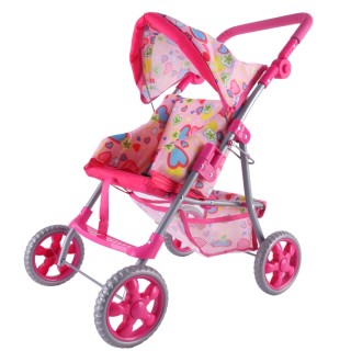 Vežimėlis lėlėms | Skėtukas su spalvotomis širdelėmis | Woopie 53019 Vežimėlis lėlėms | Skėtukas su spalvotomis širdelėmis | Woopie 53019