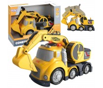 Žaislinis ekskavatorius | City Truck su garso ir šviesos efektais | Woopie 53132