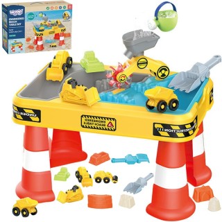 Smėlio ir vandens staliukas | 2in1 Statybų aikštelė | Woopie 53170