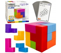 Magnetinė 3D dėlionė | Tetris kubas su kortelėmis | Woopie 53217 Magnetinė 3D dėlionė | Tetris kubas su kortelėmis | Woopie 53217