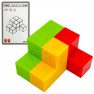 Magnetinė 3D dėlionė | Tetris kubas su kortelėmis | Woopie 53217