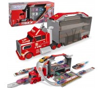 Žaislinis sunkvežimis ir lenktynių trasa | su garažu ir mašinėlėmis | Woopie 53231