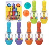 Vaikiški kėgliai | Sensorinis boulingo rinkinis | Woopie 53347 Vaikiški kėgliai | Sensorinis boulingo rinkinis | Woopie 53347