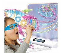 3D piešimo lenta | magnetinė su LED apšvietimu | WOOPIE 53354 3D piešimo lenta | magnetinė su LED apšvietimu | WOOPIE 53354