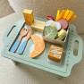 Medinis pusryčių rinkinys su padėklu | Pastelinis, 26 dalys | Woopie 53477