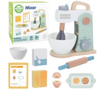 Medinis virtuvinis mikseris su priedais | Green | Woopie 53491 Medinis virtuvinis mikseris su priedais | Green | Woopie 53491