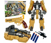Transformuojantis robotas | 3in1 tankas ir šaudyklė | Woopie 53866