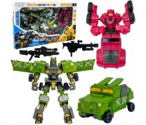 Transformuojantys robotai | Kovinės mašinos 4in1 rinkinys | WOOPIE 53880