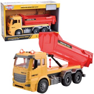 Žaislinis statybinis savivartis | su garso ir šviesos efektais | Woopie 53989