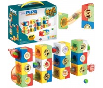 Kamuoliukų trasa - konstruktorius | 3D labirintas ir kaladėlės | Woopie 54047 Kamuoliukų trasa - konstruktorius | 3D labirintas ir kaladėlės | Woopie 54047