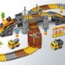 Statybų trasa su mašinėlėmis | 174 elementai | Woopie 54092